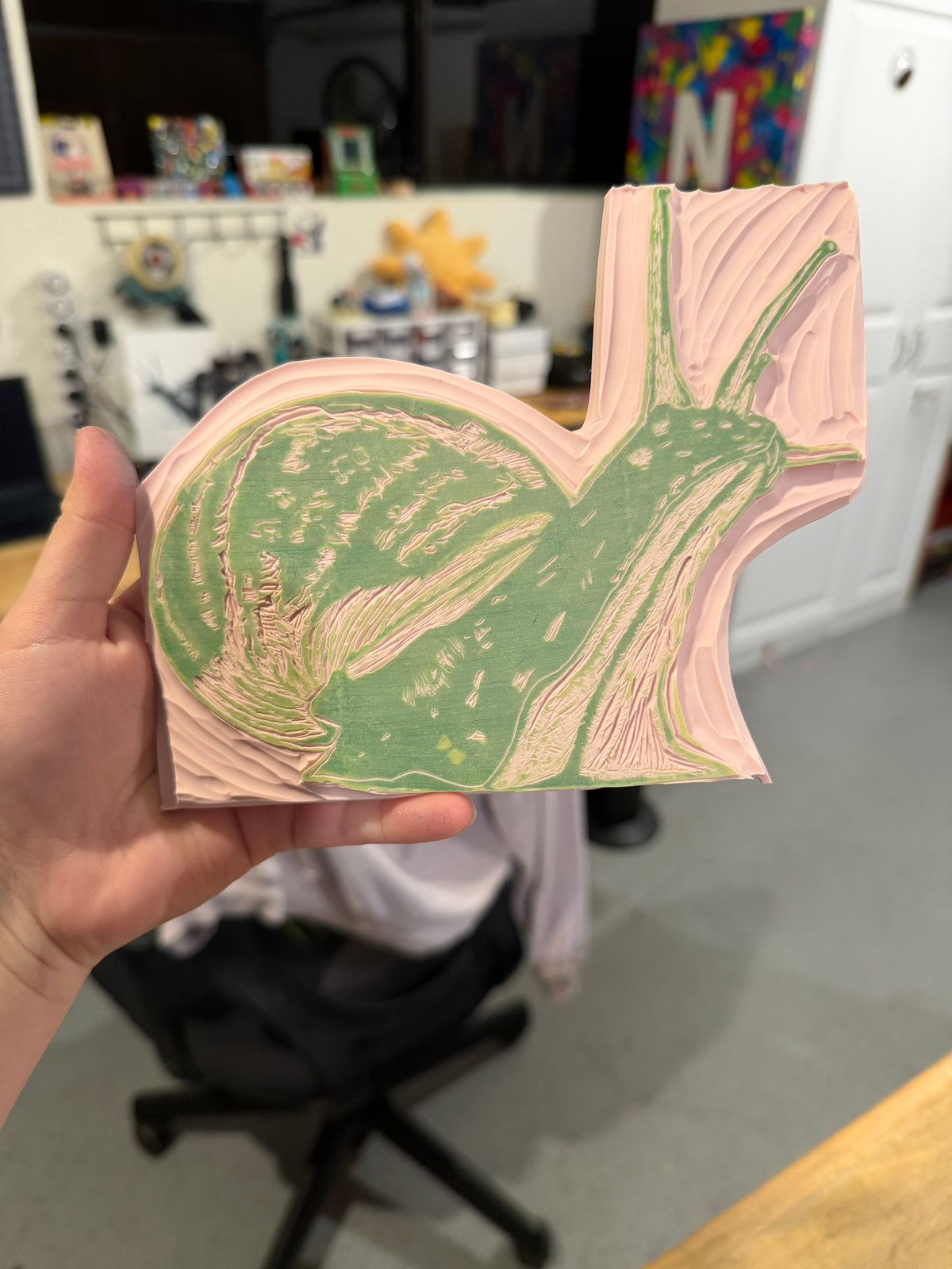 Big ass snail, 9x11