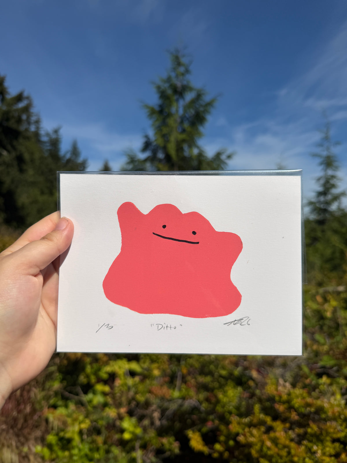 Ditto pokemon 5x7