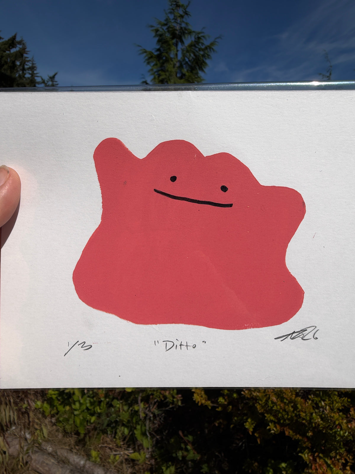 Ditto pokemon 5x7