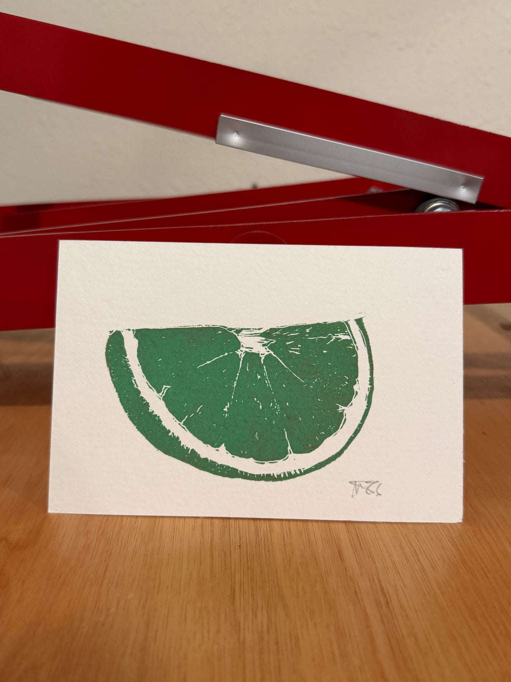 Orange and lime slices, 4x6