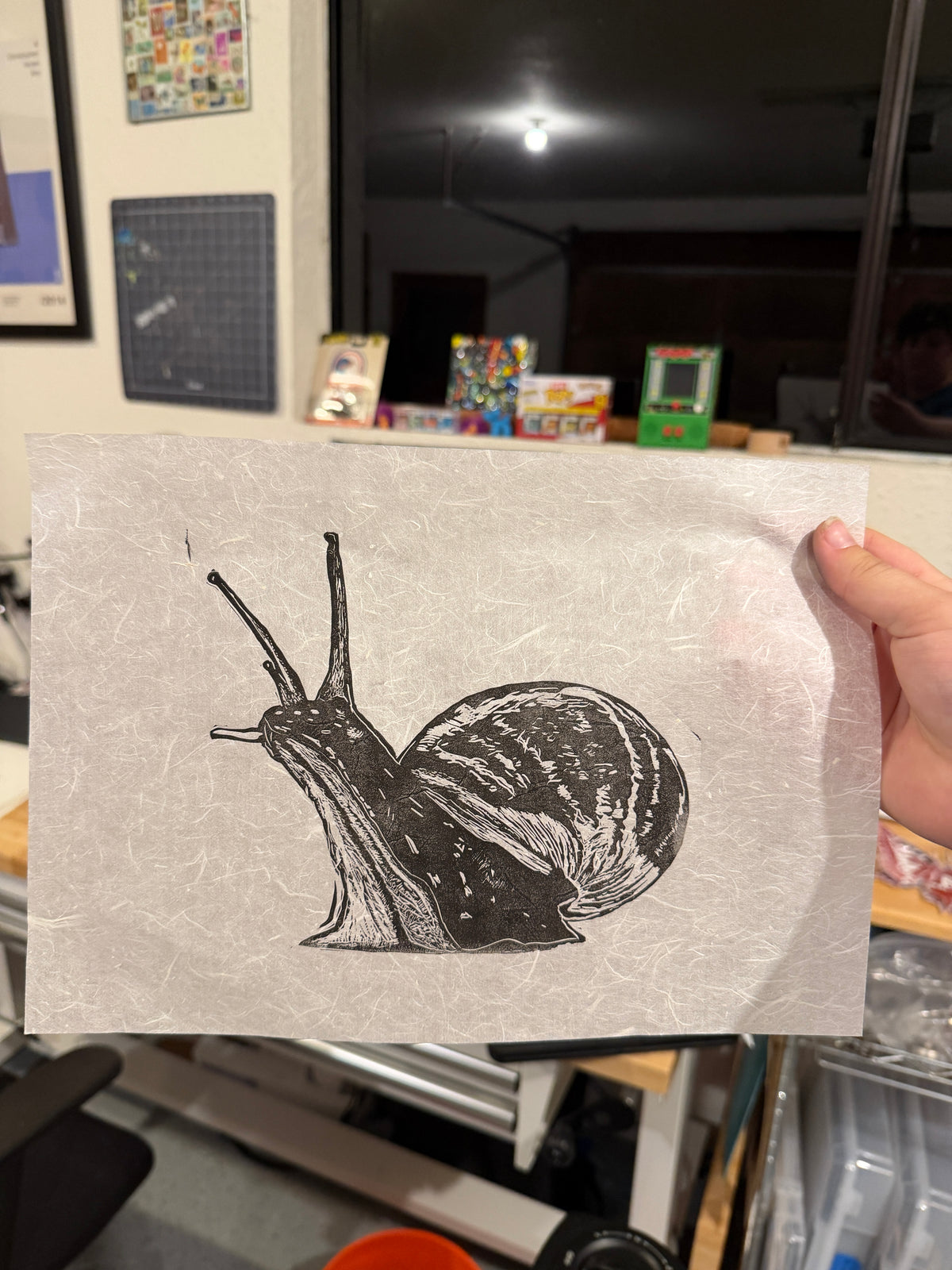 Big ass snail, 9x11