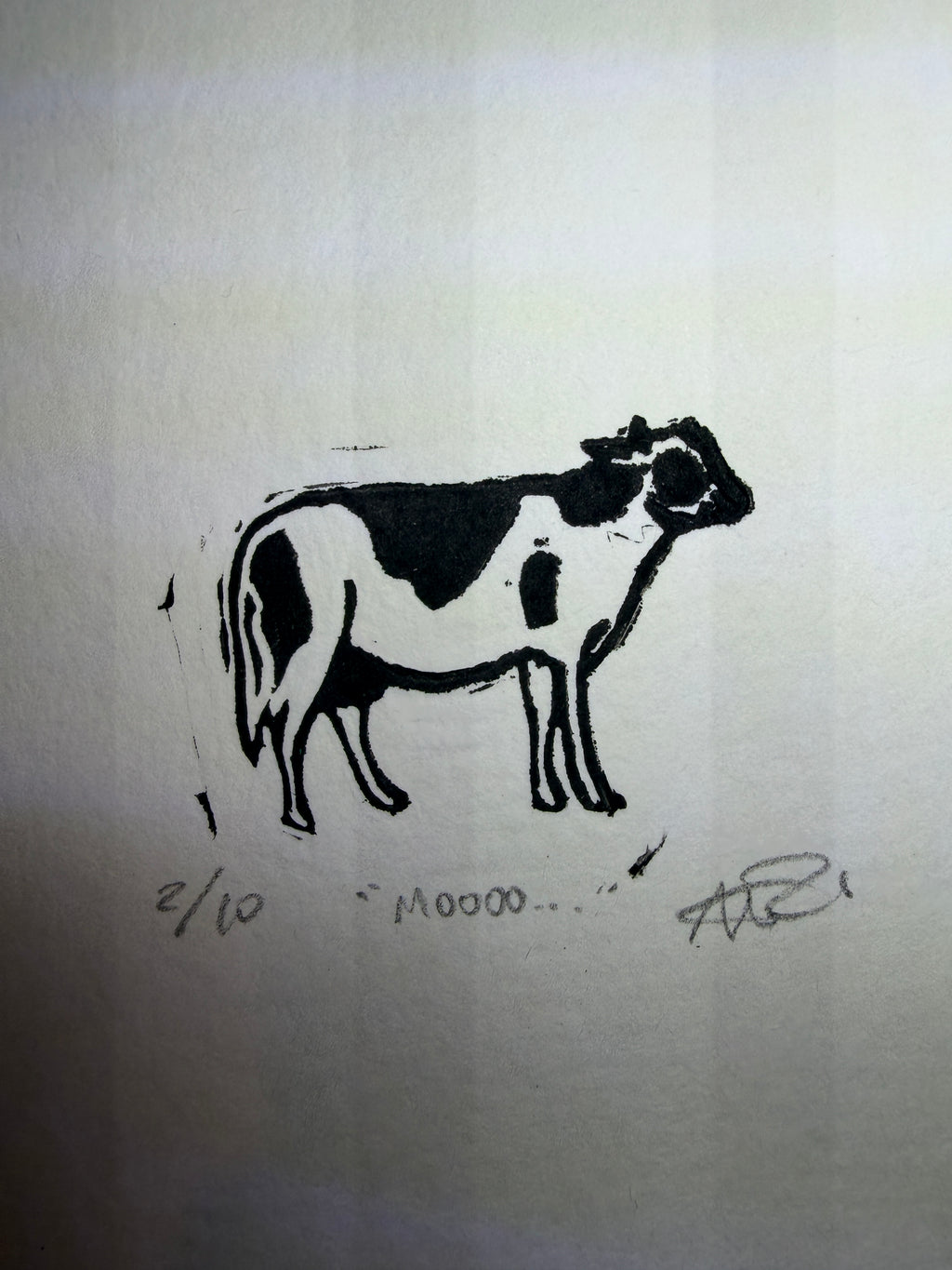 Little cow, 4x6