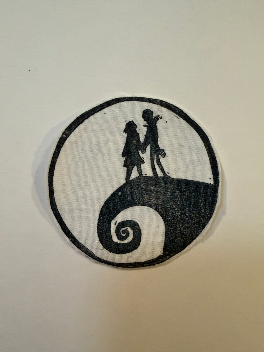 Nightmare Before Christmas Fabric Patch