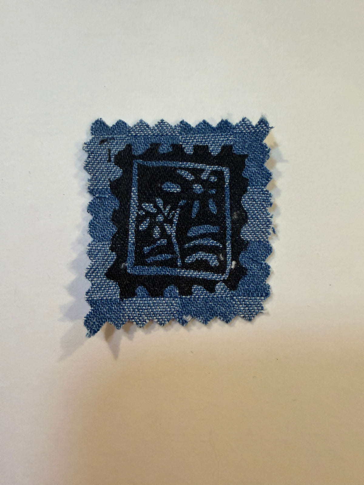 Floral stamp patch