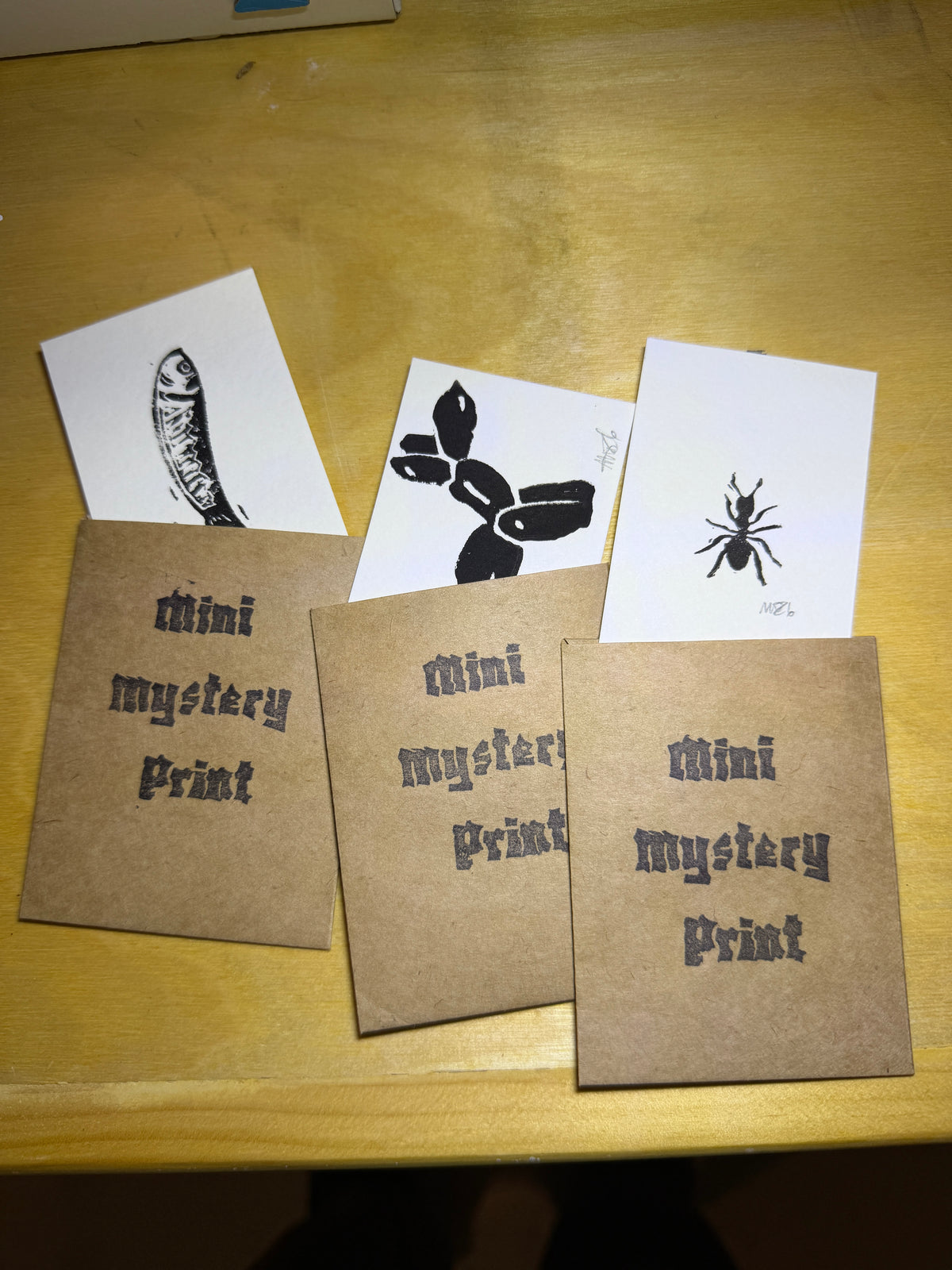Mystery mini prints