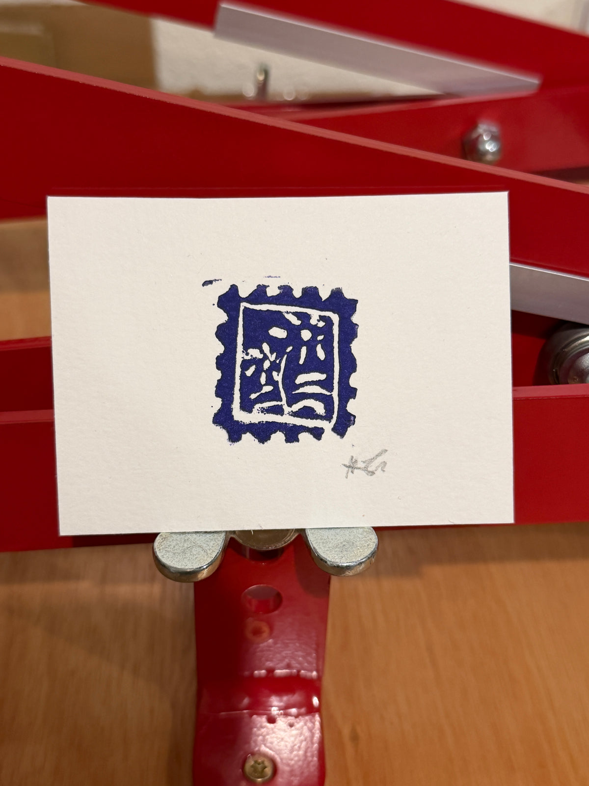 Flower stamp, 4x6