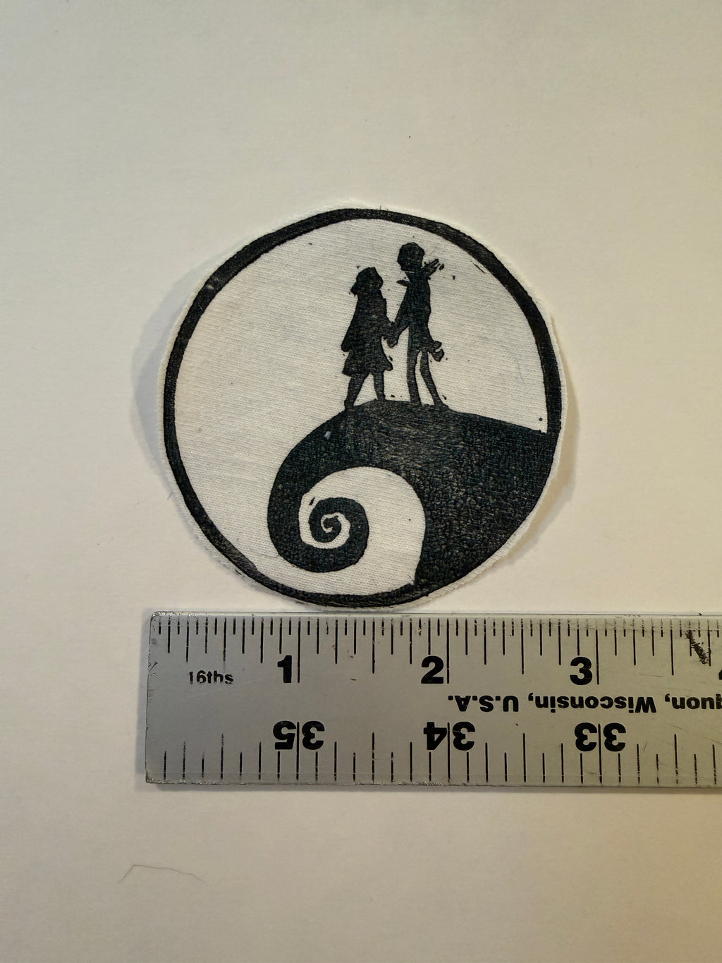 Nightmare Before Christmas Fabric Patch
