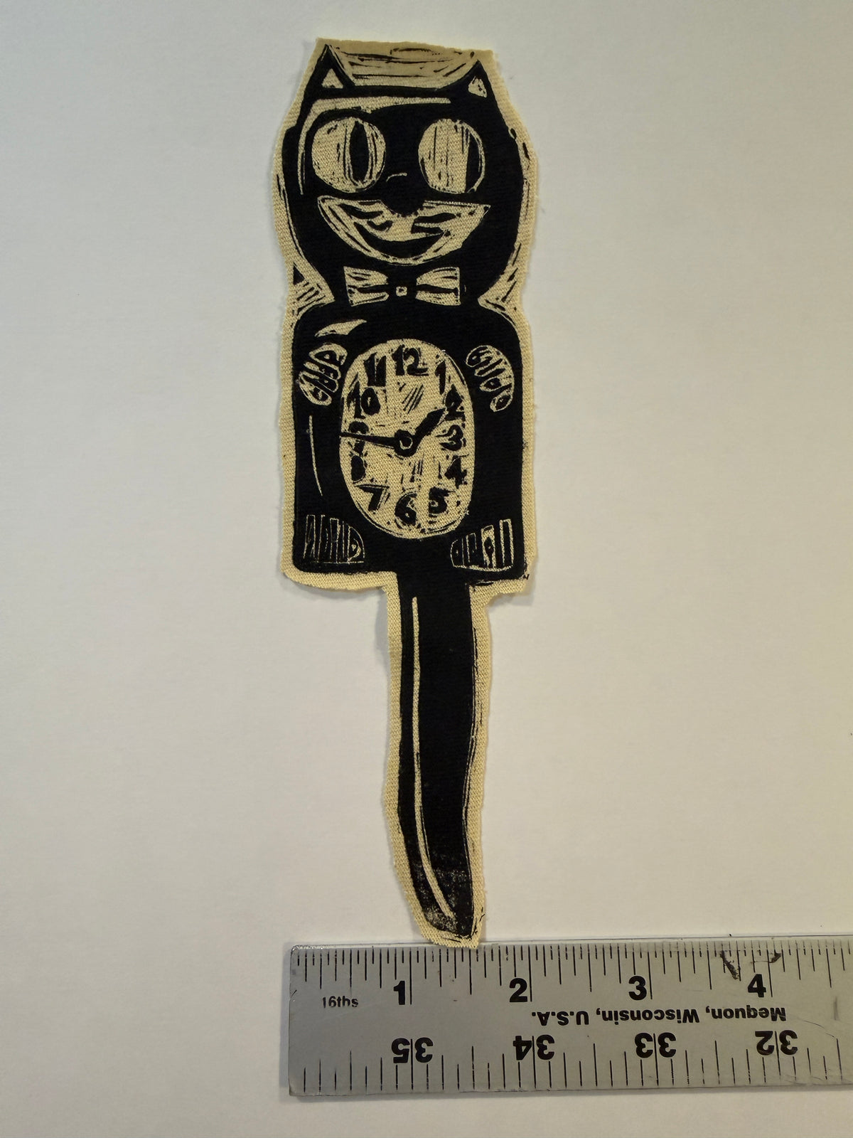 Cat clock patch