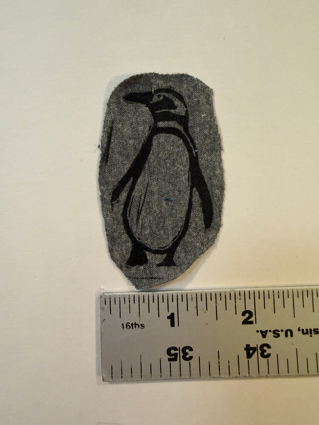 Penguin Fabric Patch
