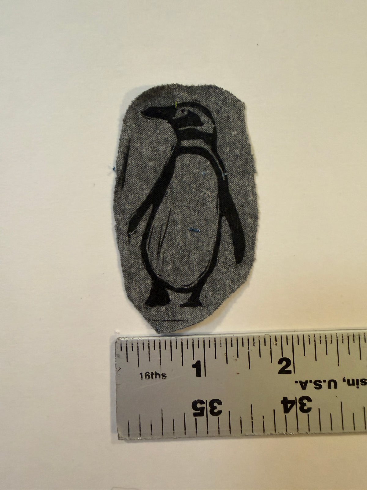 Penguin Fabric Patch