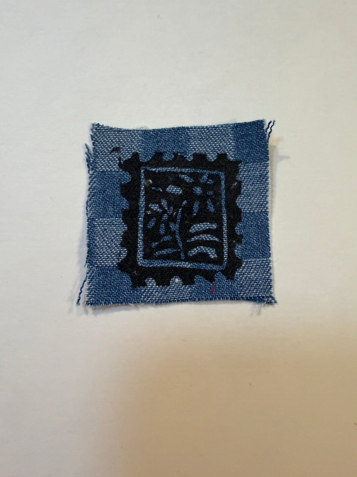 Floral stamp patch