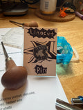 Linocut pins!