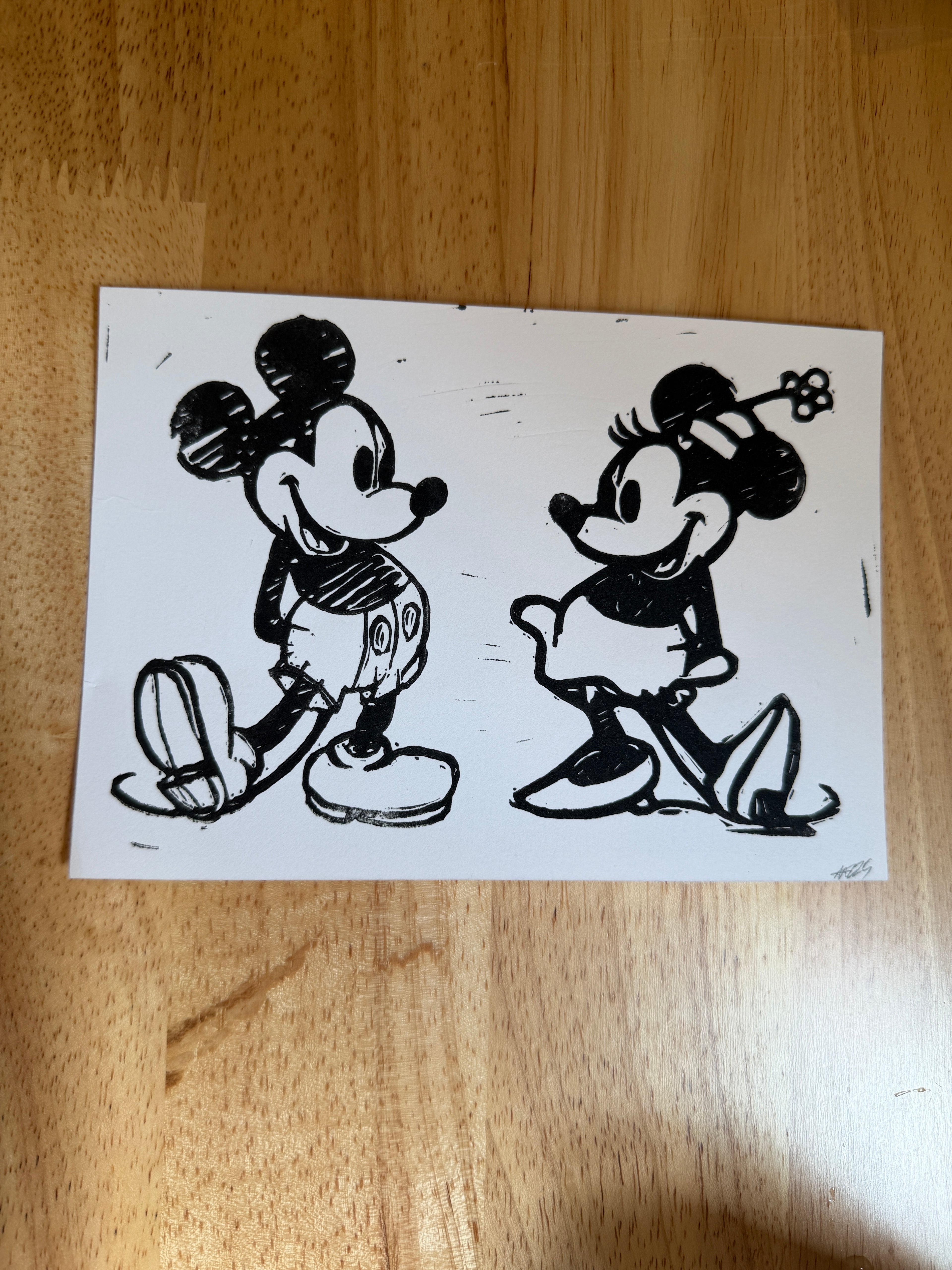Mickey and Minnie Sketch