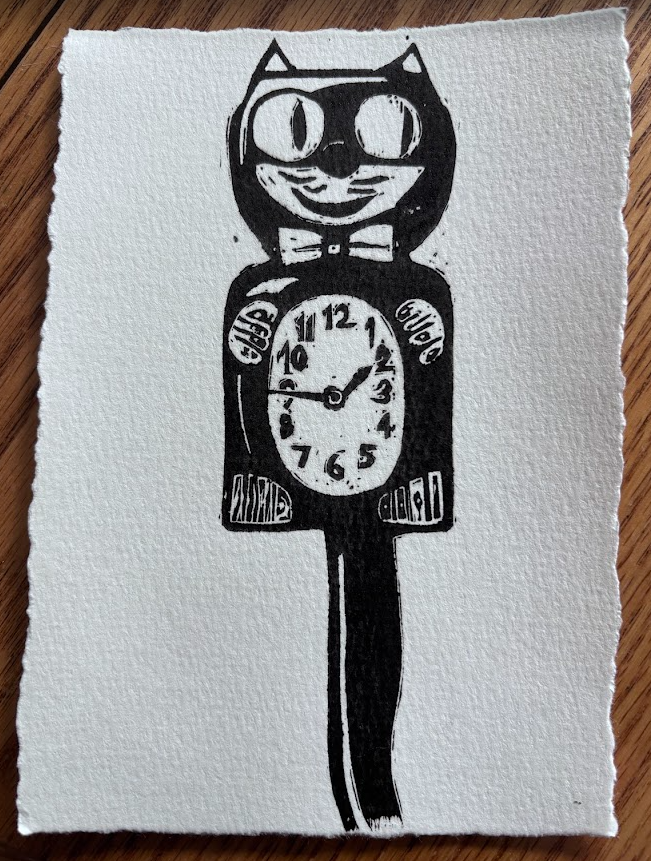 Cat clock