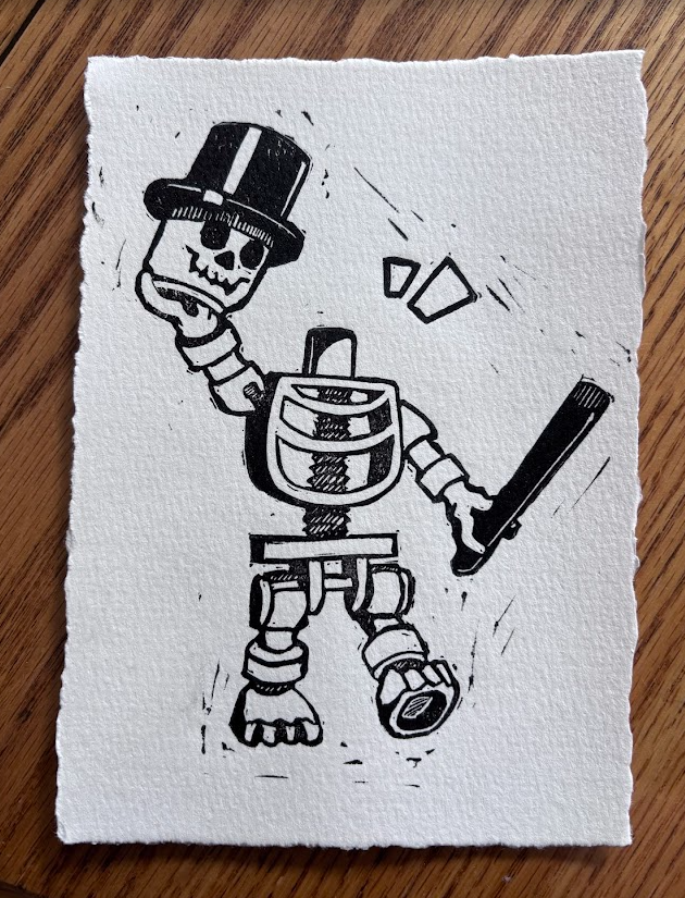 Lego Skeleton Magician